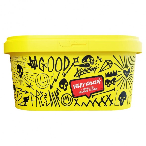 Табак Хулиган - Berry Ninja (Лесные Ягоды, 200 грамм) купить в Санкт-Петербурге