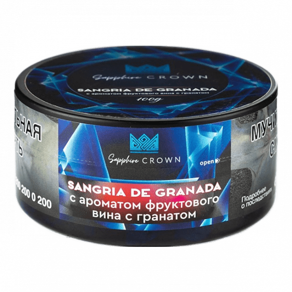 Табак Sapphire Crown - Sangria de Granada (Фруктовое Вино с Гранатом, 25 грамм) купить в Санкт-Петербурге