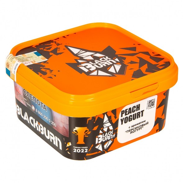 Табак BlackBurn - Peach Yogurt (Персиковый Йогурт, 200 грамм) купить в Санкт-Петербурге