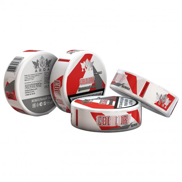 Табак жевательный ARQ Tobacco - Cold Dry (16 грамм) купить в Санкт-Петербурге