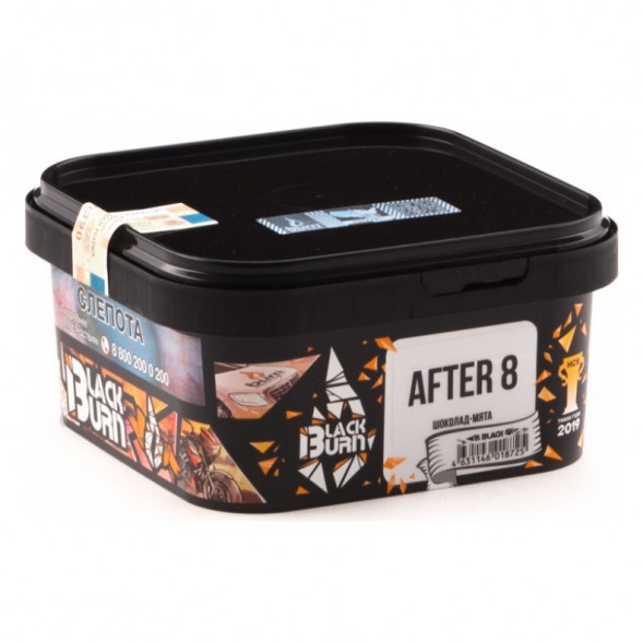 Табак BlackBurn - After 8 (Шоколад Мята, 200 грамм) купить в Санкт-Петербурге