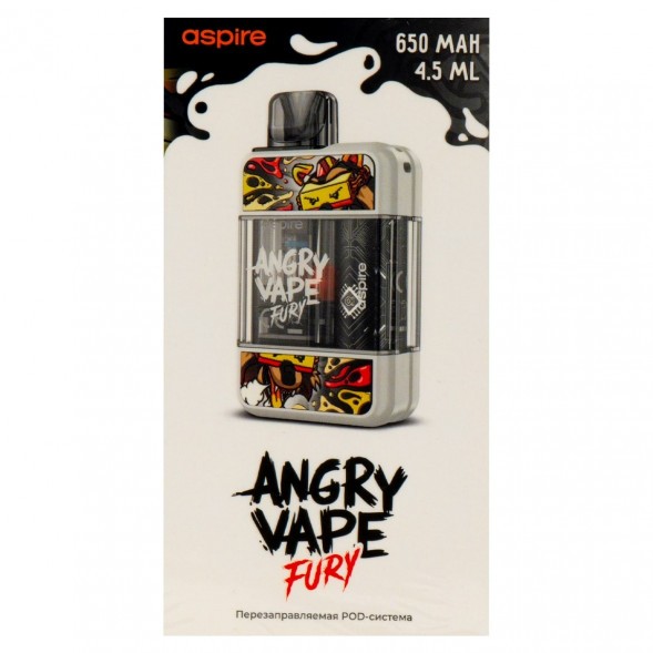Электронная сигарета Brusko - Angry Vape Fury (650 mAh, Белый) купить в Санкт-Петербурге