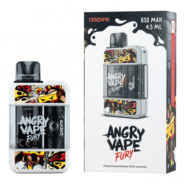 Электронная сигарета Brusko - Angry Vape Fury (650 mAh, Белый) купить в Санкт-Петербурге
