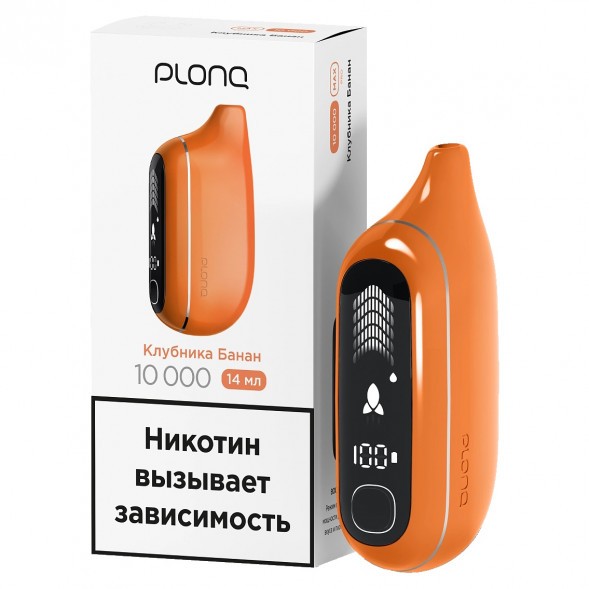 PLONQ MAX PRO - Клубника Банан (10000 затяжек) купить в Санкт-Петербурге