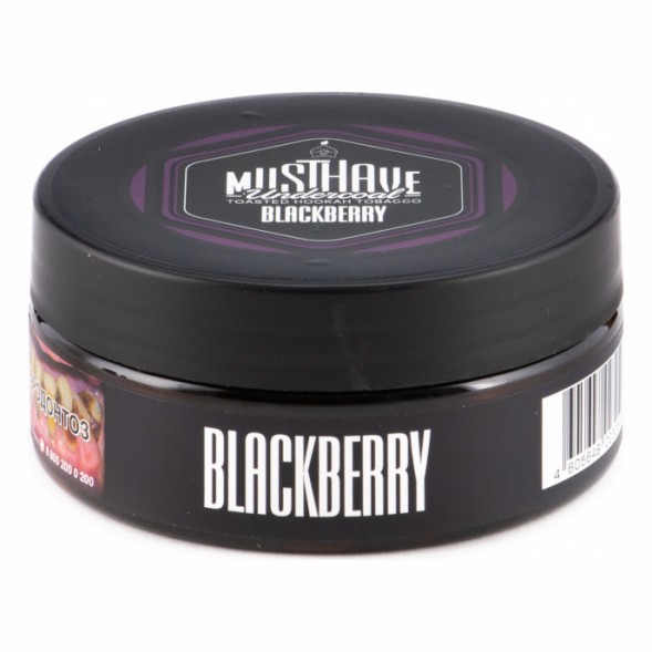 Табак Must Have - Blackberry (Ежевика, 125 грамм) купить в Санкт-Петербурге