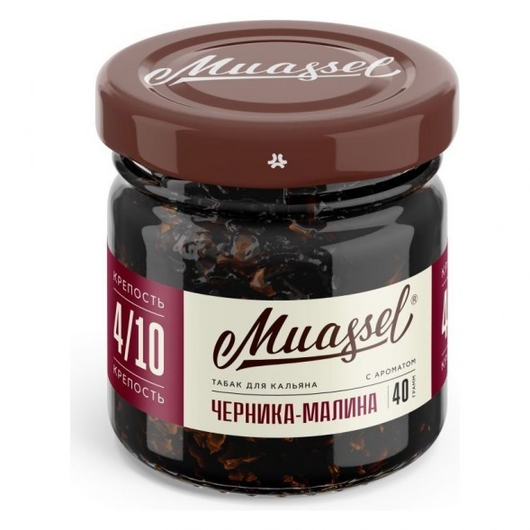 Табак Muassel Strong - Черника-Малина (200 грамм) купить в Санкт-Петербурге