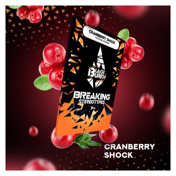 Табак BlackBurn - Cranberry Shock (Кислая Клюква, 100 грамм) купить в Санкт-Петербурге