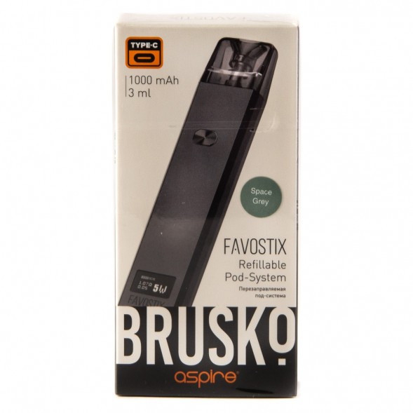 Электронная сигарета Brusko - Favostix (Серый) купить в Санкт-Петербурге