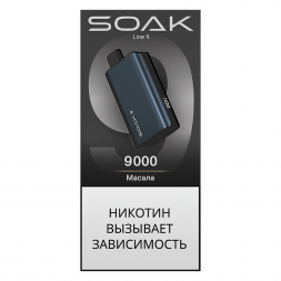 SOAK DARK BLUE - Овсяное Молоко (Oat Milk, 9000 затяжек)