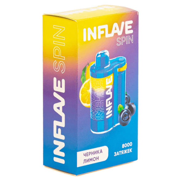 INFLAVE SPIN - Черника Лимон (8000 затяжек) купить в Санкт-Петербурге