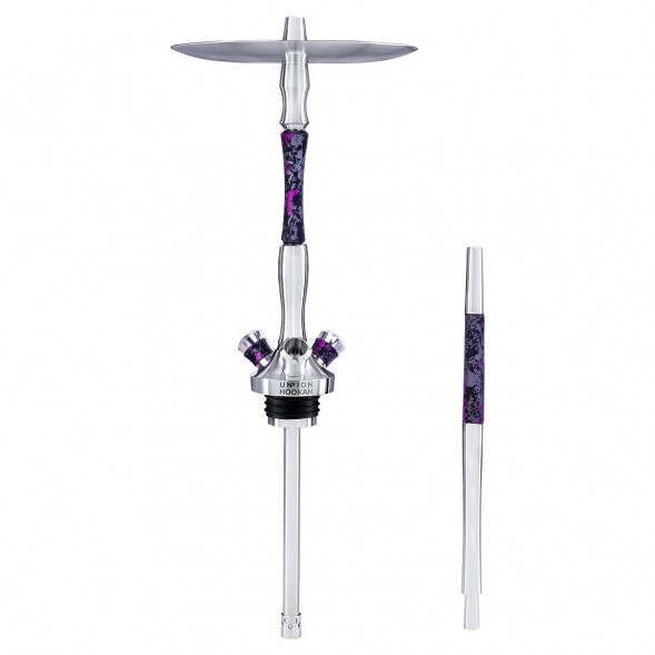Кальян UNION - Fibonacci Оксид (Фиолетовый, Без Колбы) купить в Санкт-Петербурге