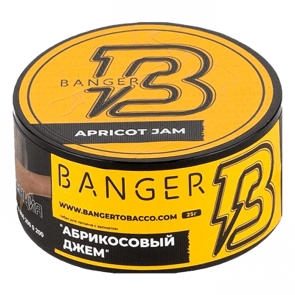 Табак Banger - Apricot Jam (Абрикосовый Джем, 25 грамм) купить в Санкт-Петербурге