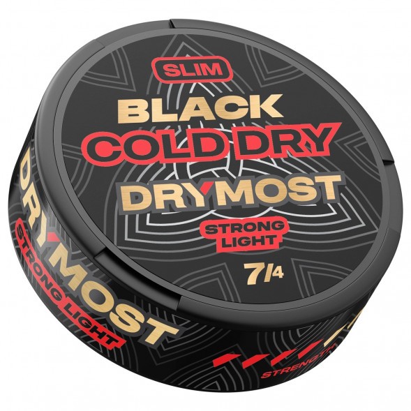 Табак жевательный DryMost - Black Cold Dry Slim (12 грамм) купить в Санкт-Петербурге