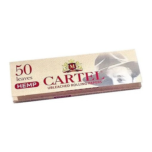 Бумага для самокруток Cartel - Organic Hemp Unbleached (50 штук) купить в Санкт-Петербурге