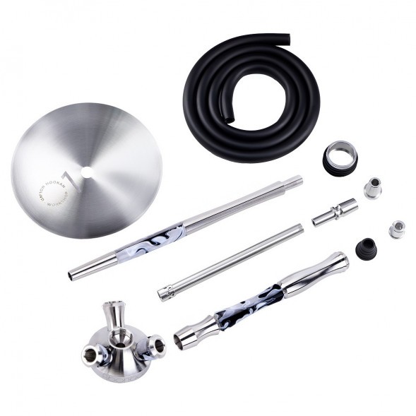 Кальян UNION - Fibonacci Акрил Чёрный II (Без Колбы) купить в Санкт-Петербурге