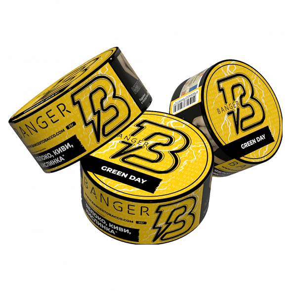 Табак Banger - Green Day (Яблоко, Киви, Кислинка, 25 грамм) купить в Санкт-Петербурге