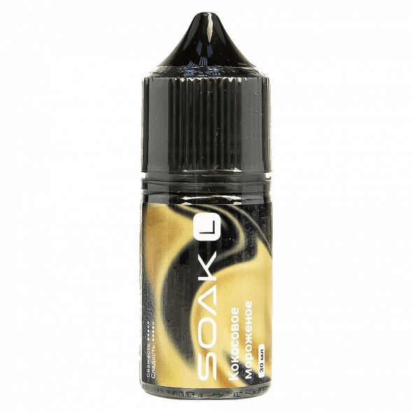Жидкость SOAK L30 - Ice Cream Coconut (Кокосовое Мороженое, 30 мл, 2 мг) купить в Санкт-Петербурге