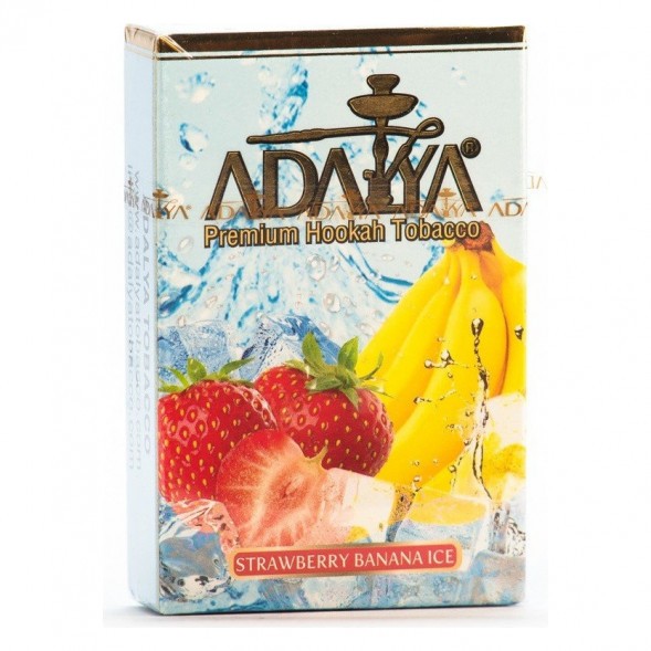 Табак Adalya - Strawberry Banana Ice (Ледяная Клубника и Банан, 20 грамм, Акциз) купить в Санкт-Петербурге