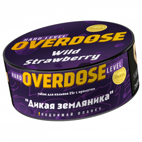 Табак Overdose - Wild Strawberry (Дикая Земляника, 25 грамм) купить в Санкт-Петербурге