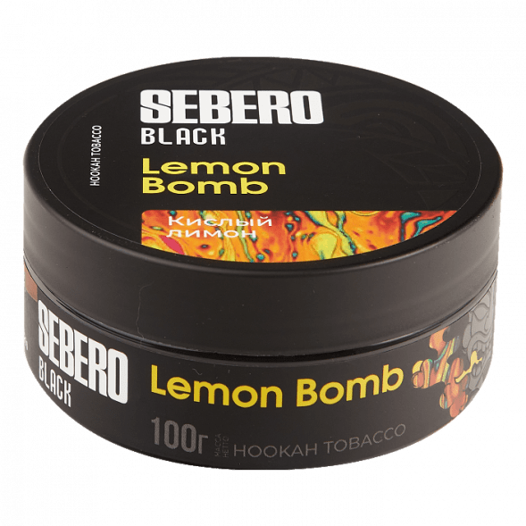 Табак Sebero Black - Lemon Bomb (Кислый Лимон, 100 грамм) купить в Санкт-Петербурге