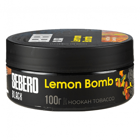 Табак Sebero Black - Lemon Bomb (Кислый Лимон, 100 грамм) купить в Санкт-Петербурге