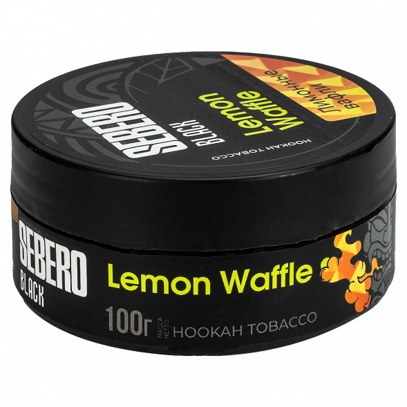 Табак Sebero Black - Lemon Waffle (Лимонные Вафли, 100 грамм) купить в Санкт-Петербурге