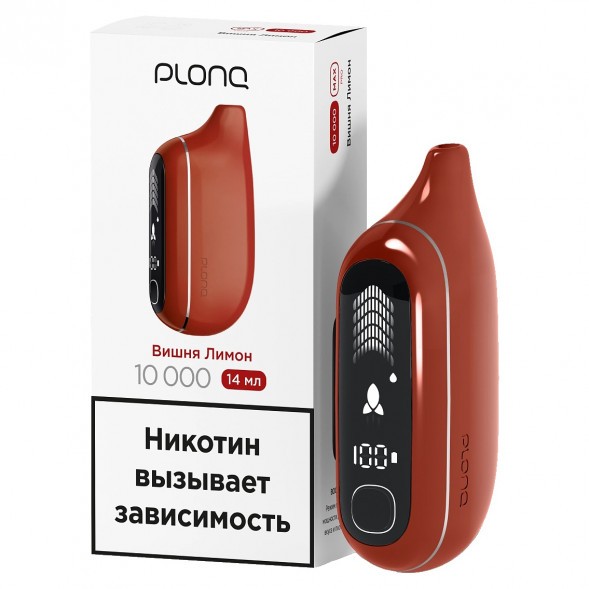 PLONQ MAX PRO - Вишня Лимон (10000 затяжек) купить в Санкт-Петербурге