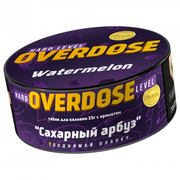 Табак Overdose - Watermelon (Сахарный Арбуз, 25 грамм) купить в Санкт-Петербурге