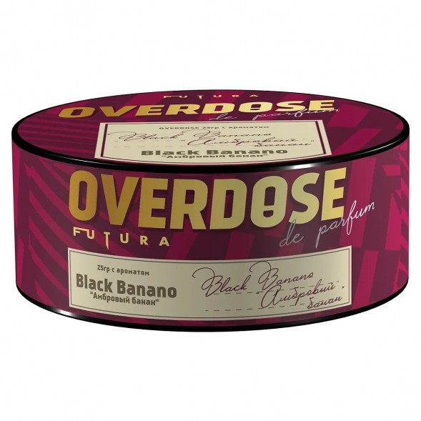 Табак Overdose - Black Banano (Амбровый Банан, 25 грамм) купить в Санкт-Петербурге