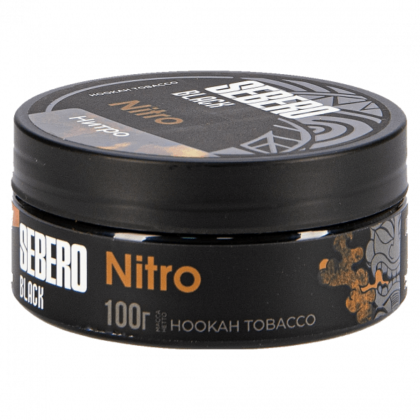Табак Sebero Black - Nitro (Нитро, 100 грамм) купить в Санкт-Петербурге