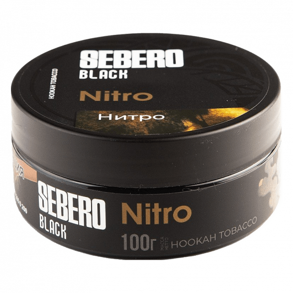 Табак Sebero Black - Nitro (Нитро, 100 грамм) купить в Санкт-Петербурге