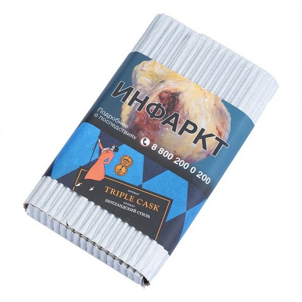 Табак Satyr Platinum - Triple Cask Limited Edition (Тройная Бочка Лимитед, 100 грамм) купить в Санкт-Петербурге