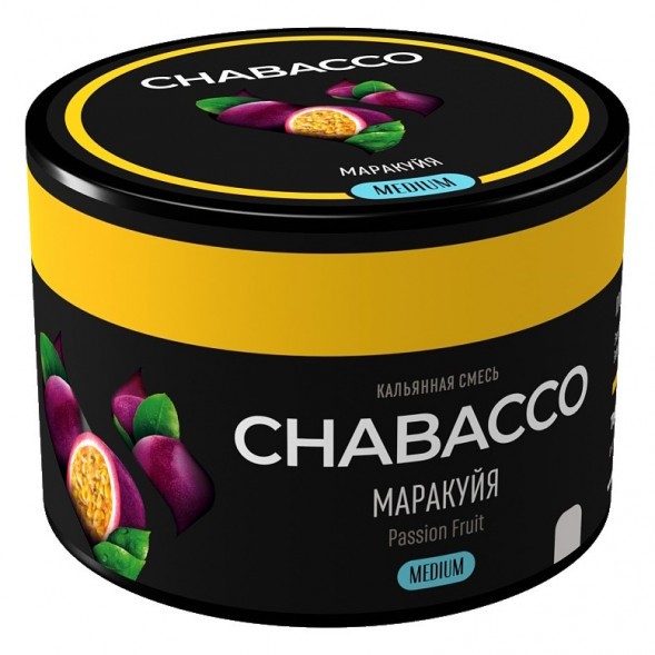 Смесь Chabacco MEDIUM - Passion Fruit (Маракуйя, 40 грамм) купить в Санкт-Петербурге