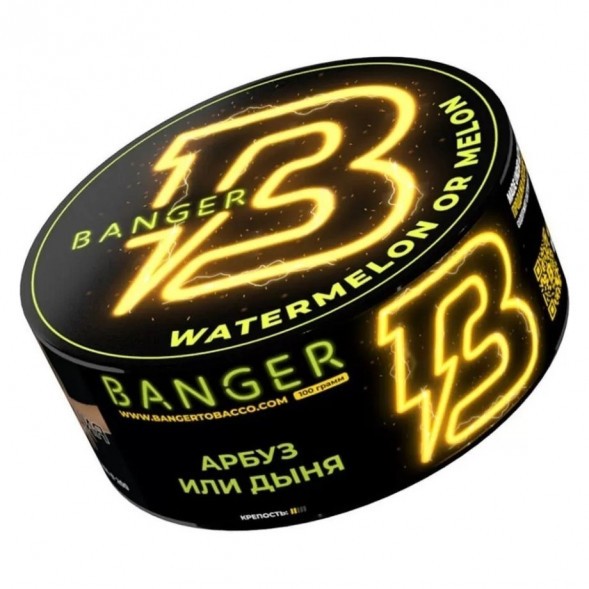 Табак Banger - Watermelon or Melon (Арбуз или Дыня, 25 грамм) купить в Санкт-Петербурге