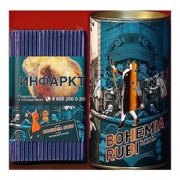 Табак Satyr Platinum - Bohemia Rubi (Богемский Рубин, 100 грамм)