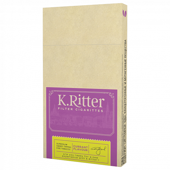 Сигариты K.Ritter - Currant SuperSlim (Смородина​​, 20 штук) купить в Санкт-Петербурге
