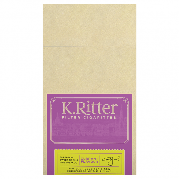 Сигариты K.Ritter - Currant SuperSlim (Смородина​​, 20 штук) купить в Санкт-Петербурге