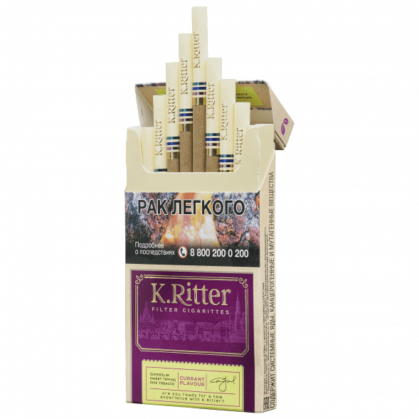Сигариты K.Ritter - Currant SuperSlim (Смородина​​, 20 штук) купить в Санкт-Петербурге