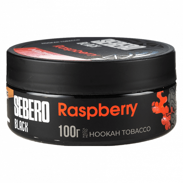 Табак Sebero Black - Raspberry (Малина, 100 грамм) купить в Санкт-Петербурге