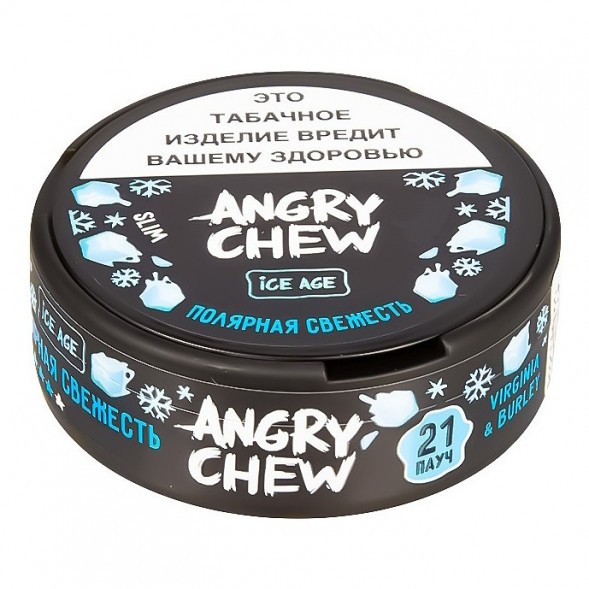 Табак жевательный Angry Chew Slim Medium - Полярная Свежесть (12 грамм) купить в Санкт-Петербурге