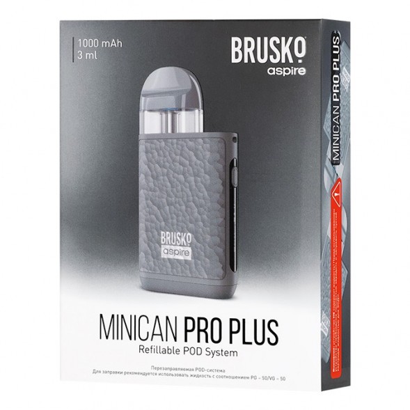 Электронная сигарета Brusko - Minican PRO Plus (Серый) купить в Санкт-Петербурге