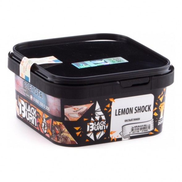 Табак BlackBurn - Lemon Shock (Кислый Лимон, 200 грамм) купить в Санкт-Петербурге