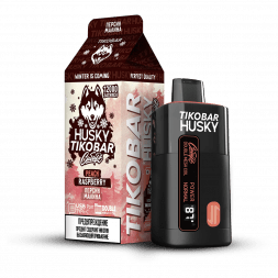 TIKOBAR HUSKY Сибирь - Персик Малина (Peach Raspberry, 12000 затяжек)