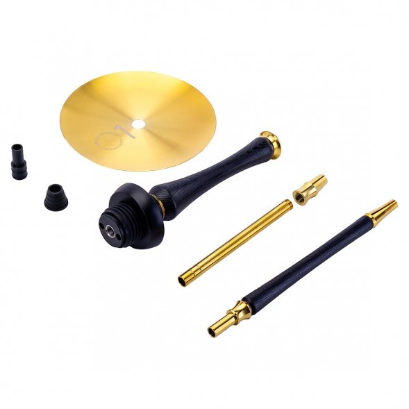 Кальян UNION - Sleek PVD Black (Чёрный, Без Колбы) купить в Санкт-Петербурге