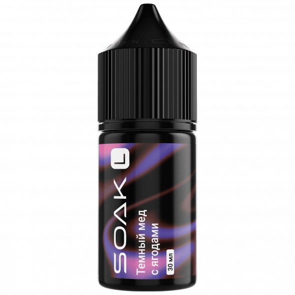 Жидкость SOAK L30 - Dark Honey Berries (Тёмный Мёд с Ягодами, 30 мл, 2 мг) купить в Санкт-Петербурге