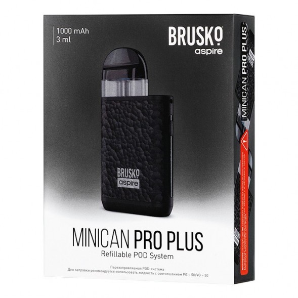Электронная сигарета Brusko - Minican PRO Plus (Черный) купить в Санкт-Петербурге