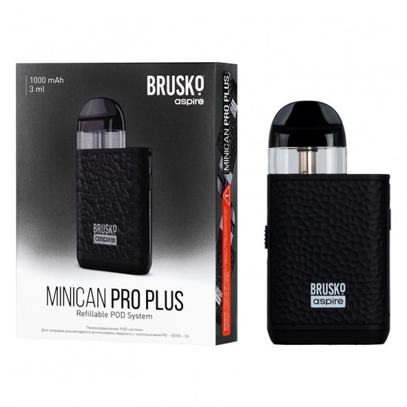 Электронная сигарета Brusko - Minican PRO Plus (Черный) купить в Санкт-Петербурге