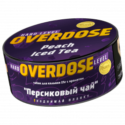 Табак Overdose - Peach Iced Tea (Холодный Персиковый Чай, 25 грамм)