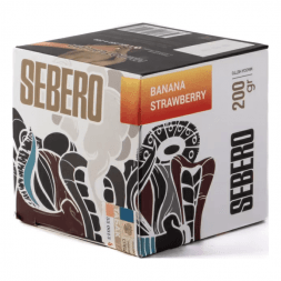 Табак Sebero - Banana Strawberry (Банан и Клубника, 200 грамм)