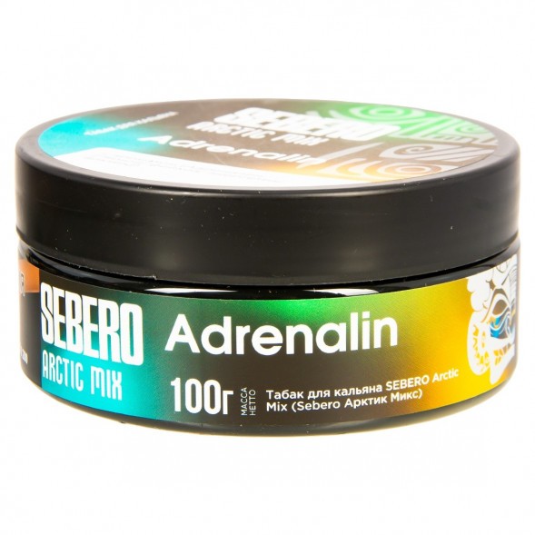 Табак Sebero Arctic Mix - Adrenalin (Адреналин, 100 грамм) купить в Санкт-Петербурге